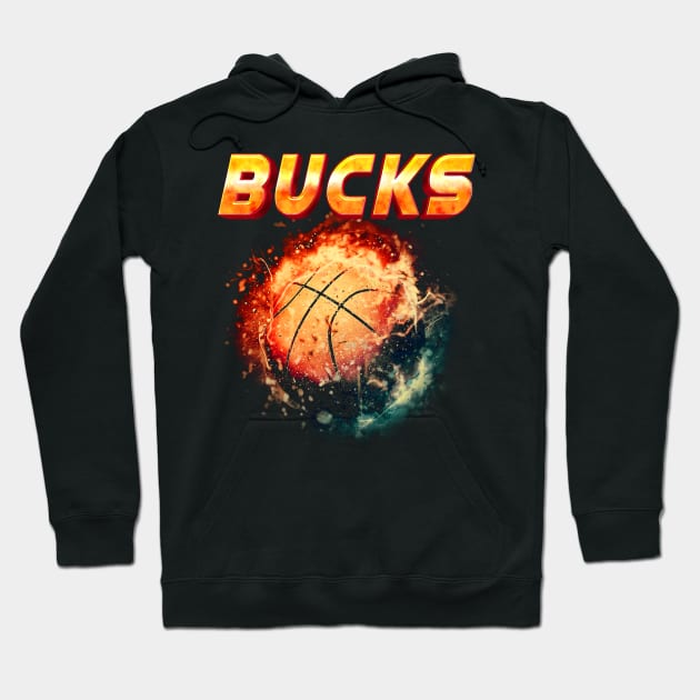 Awesome Basketball Name Bucks Lovely Styles Vintage Sports Teams Hoodie by Jose Hosmer